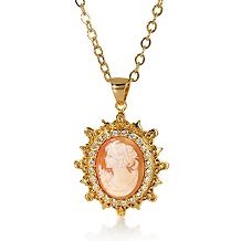 amedeo nyc cameo pendant with 18 12 chain d 20120918130841217~209444