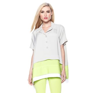 colorblock collared tunic rating 49 $ 19 98 s h $ 1 99  price