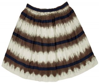 NEW $99 EDME & ESYLLTE Anthropologie Tie & Dye Print Lace Cotton Skirt