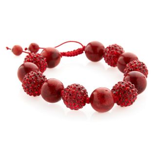  alternating gemstone and crystal bead bracelet rating 40 $ 19 90 s h