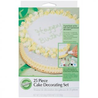  & Food Bakeware Baking Tools Wilton 25 piece Cake Decorating Set