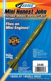 estes mini honest john flying model rocket kit 2446 listing