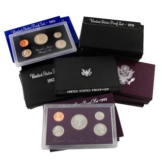  Coins Proof Set Coins First 25 Years of S Mint Proof Sets 1968 to 1992