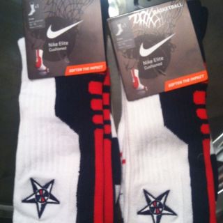 Nike Elite Basketball Socks XLarge USA Olympic 2012 Edition Lebron