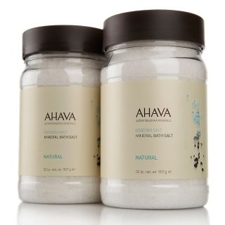 AHAVA Deadsea Mineral Bath Salt Duo   Natural