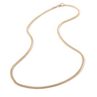  Steel Goldtone Stainless Steel Rolo Link 24 1/4 Necklace
