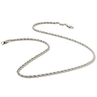  Anthony Jewelry® Stainless Steel 25 Rope Chain