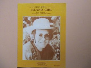 Elton John Sheet Music  Island Girl 