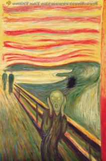 The Scream or The Cry Edvard Munch Reproduction in Oil 24X36