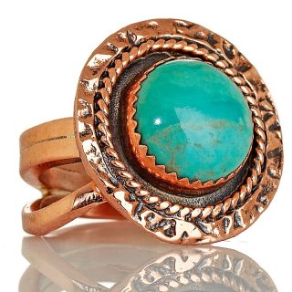  southwest round green turquoise copper ring rating 11 $ 24 90 s h