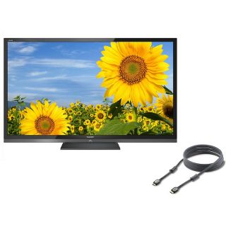 Sharp AQUOS 60 1080p LED HDTV and 6 High Resolution HDMI Cable at