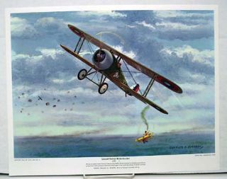Edward V Rickenbacker Charles Hubbell Aviation Print