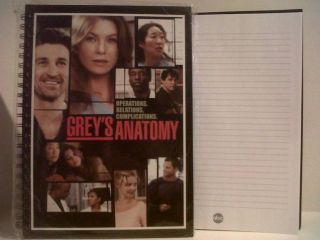  Greys Anatomy Promotional Notebooks Patrick Dempsey Eric Dane