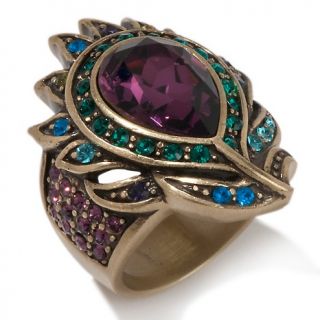  peacock pear and round crystal ring note customer pick rating 33 $ 79