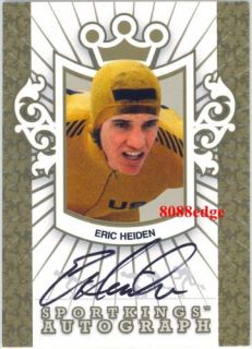 2007 Sport Kings Autograph Auto Gold Eric Heiden 10