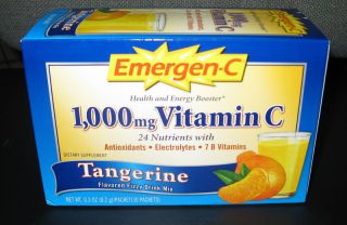 Emergen C 1000 MG Vitamin C 7 B Vitamins Tangerine