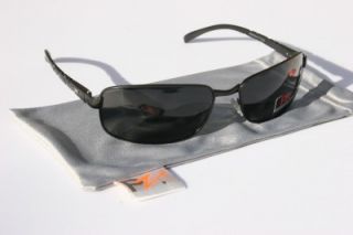 Pz Rectangle Polarized Sunglasses Aluminum Fishing Blk
