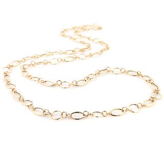 Technibond® Marquise and Circle Link 42 Necklace