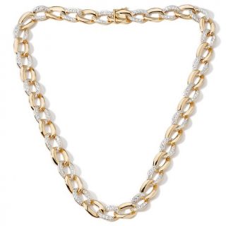 2ct Absolute™ Pavé Curb Link 18 Necklace