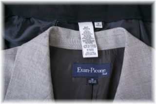 New Evan Picone Suit Studio Womens Mismatched Pant Suit Sz 16