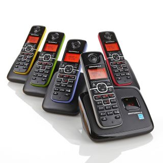 Motorola 5 pack DECT 6.0 Cordless Phones with Answering System