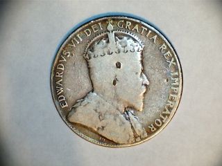  1909 Canada Silver Half Dollar