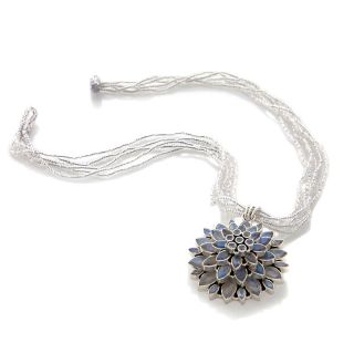 Himalayan Gems™ Himalayan Gems™ Sterling Silver Moonstone Flower