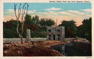  Island Peter Pan Park Emporia Kansas New Old Stock N Mint