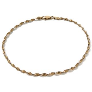 Technibond® Twisted Herringbone Anklet