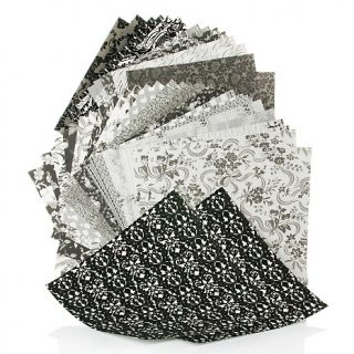 Anna Griffin® Black & White Cardstock 48 piece Kit