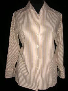 Granata Mens Wear Encinitas Vintage Shirt Poet Collar French Cuff s M
