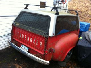 Studebaker Pick Up Trailer with Shell 1956 Homemade 1 2 ton trailer NO