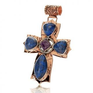 Mine Finds by Jay King Jay King Denim Blue Lapis and Amethyst Copper