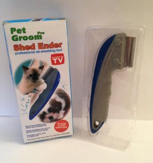 Shed Ender Pet DeShedding Grooming Tool Shedding Dog Cat Brush Hair