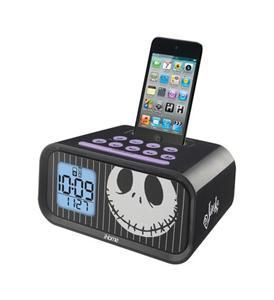 Ekids Dual Alarm Clock iPod Dock Nightmare Before Christmas Jack