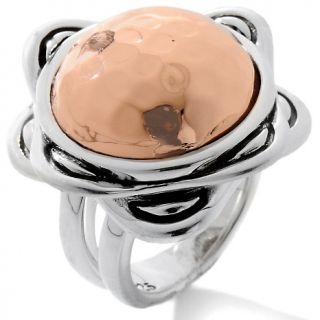 Studio Barse Studio Barse Sterling Silver and Copper Tiered Floral