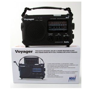  Voyager KA500 Solar Hand Crank Weather Alert Emergency Radio