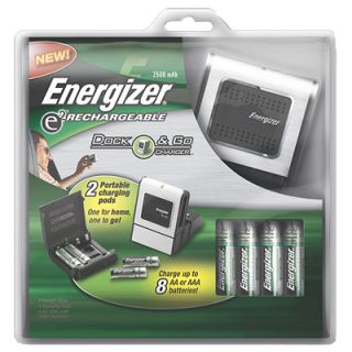 Energizer CHPCWB4 Dock & Go Battery Charger For AA/AAA Batteries