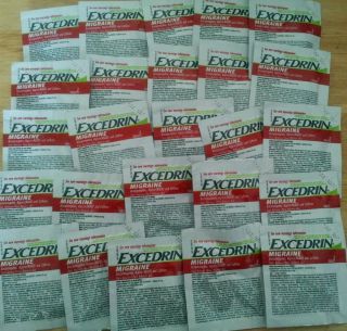 Excedrin Migraine 50 Tablets 25 Packs 2 PK