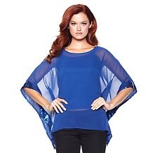  95 $ 39 95 iman global chic peek a boo colorblock top $ 19 95 $ 49 95