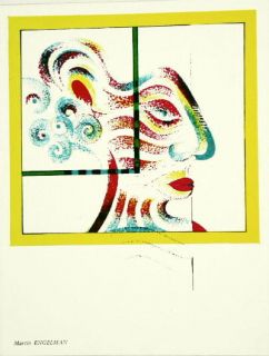 Modern Art Litho Martin Engelman 1967