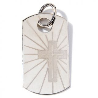  jewelry sterling silver cross dog tag pendant rating 23 $ 12 57 s