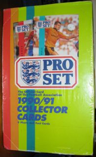  Pro Set English Football League Box pre English Premier League Soccer