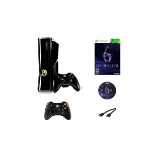 Xbox 360 250GB Resident Evil 6 with Gel Tabz Bundle with 2 Controllers