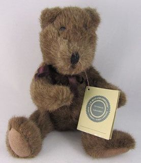 Boyds Collection J B Bean Brown Plush Stuffed Teddy Bear EUC 1985 Boyd
