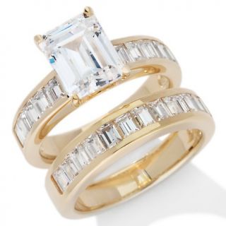  emerald cut and baguette band 2 piece ring set rating 31 $ 62 97