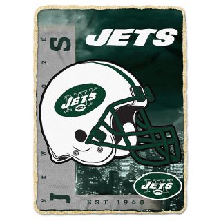  York Jets NFL Fleece Throw with Border 60 x 80in