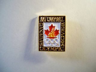  Canadian Olympic Sponsor amj Campbell Pin