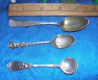 Coin Silver Salt Spoon Only Just One Item
