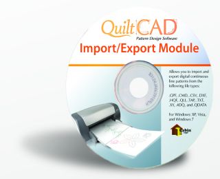 pattern library with this add on for quiltcad import and export